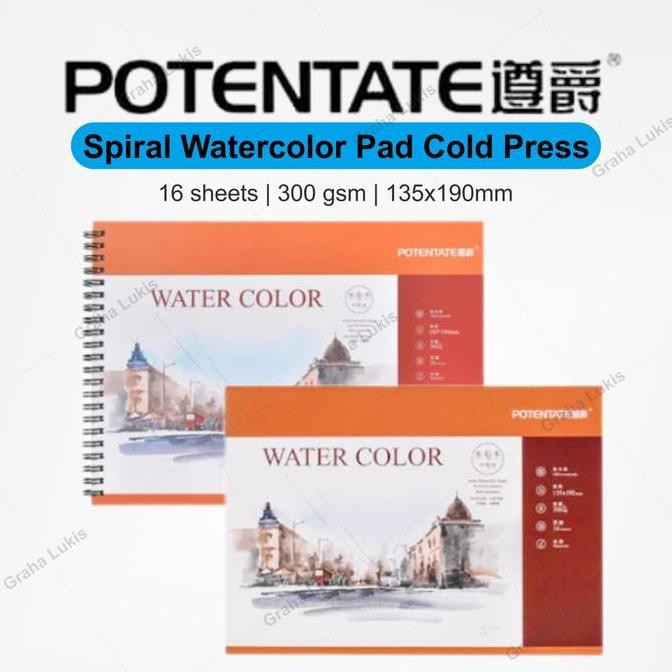 

Sale Potentate Spiral / Pad Watercolor 135X190Mm Cold Press