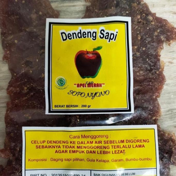 

JH8 dendeng sapi cap Apel Merah 200 gr
