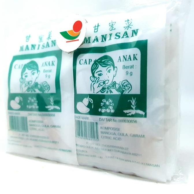 

JH8 CAP ANAK ASINAN MANGGA ASIN ISI 8pcs x 9gr | BUAH ASLI MANISAN MANIS