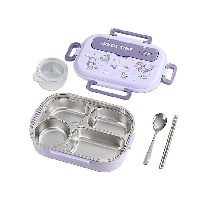 LUNCH BOX STAINLESS STEEL / KOTAK MAKAN ANAK-ANAK