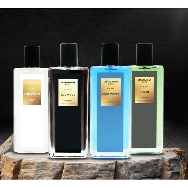 Op Parfum Pria  Braven Code 100Ml Eau De Parfum Minyak Wangi Farfum Pria Cowok Laki Laki Wangi Tahan