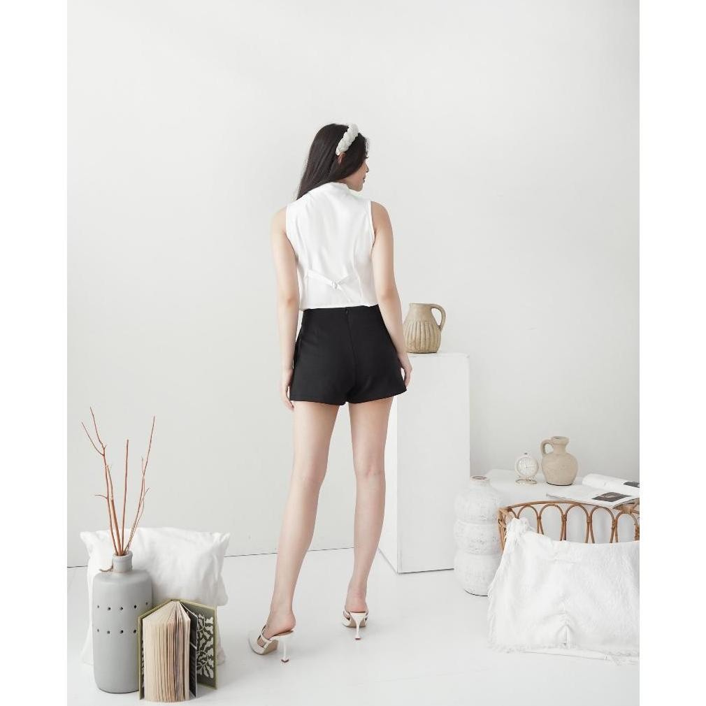 Kemeja Blouse Wanita Vest V Neck Premium Top Korean