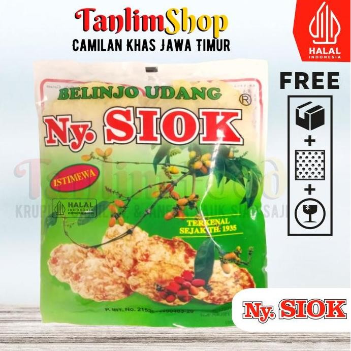 

Kerupuk / Krupuk Belinjo Udang Ny Siok 200gr - TanlimFood