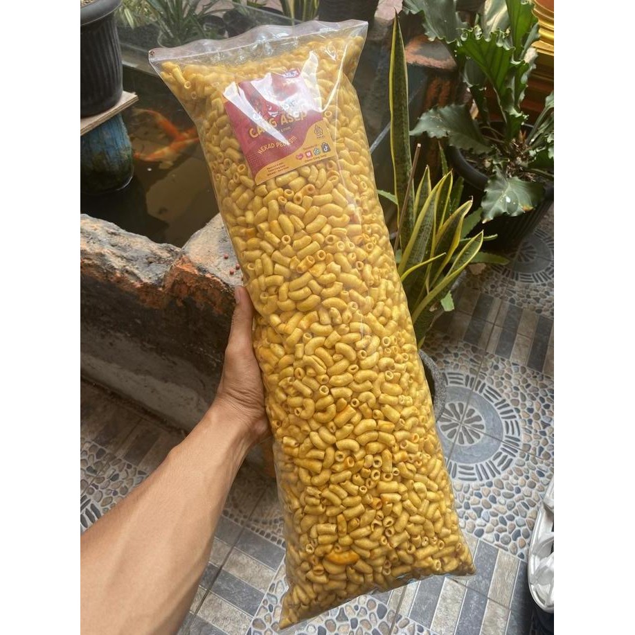 

MAKARONI BANTAT PIPA SUPER 1KG-Cang Asep Cemilan Snack Food Pedas Keripik Makanan