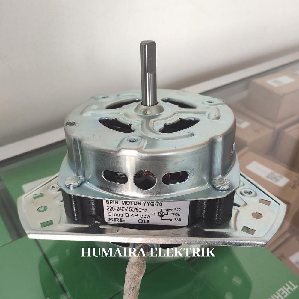 NEW Dinamo Pengering Mesin Cuci POLYTRON / Spin Motor YYG - 70 Watt [terbaik][terlaris]