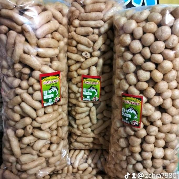 

Amplang kerupuk ikan tengiri 1kg Krupuk Food