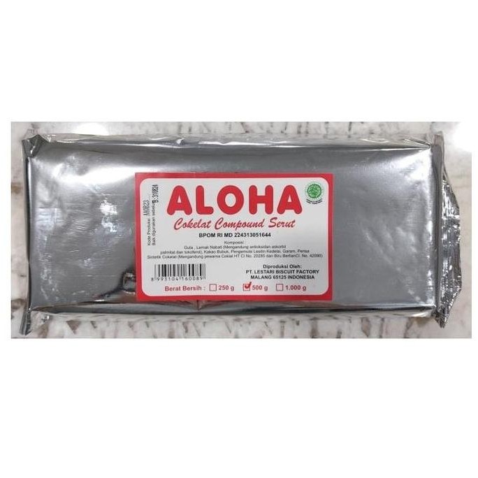 

500gr coklat batang ALOHA - coklat compound - ALOHA compound