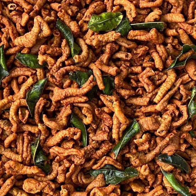 

1kg Kripik Usus Pedas Daun Jeruk Kriuk Camilan Snack Food Kering Jaya Makmur 2 Keripik Cap Doyok Snack Crispy Cemilan usus 1 Kerupuk Asin