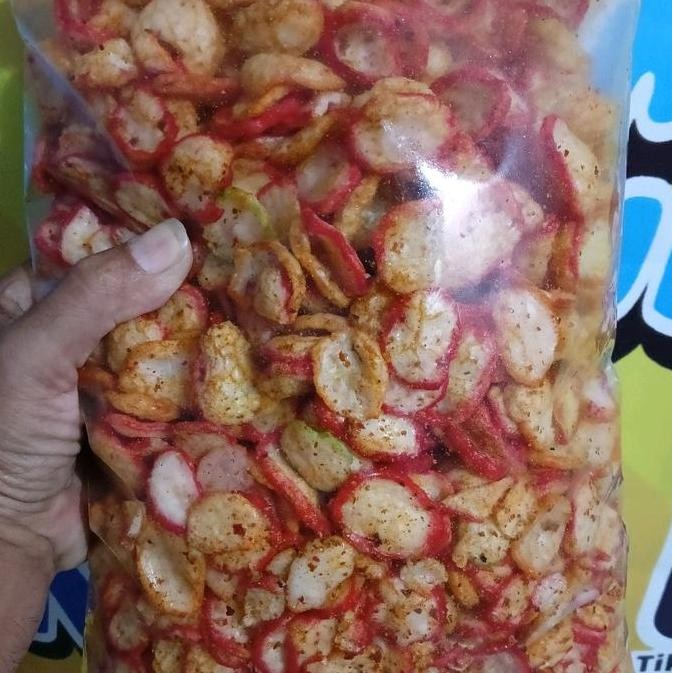 

Krupuk seblak kencur 1kg Camilan Pedas Food Snacks