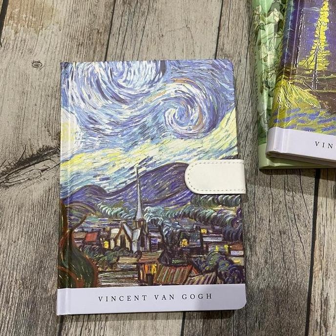 

Diary A5 Sketch Book Journal Art Van Gogh Simple Blank Paper Style | Buku Catatan Diary Polos Hard Cover LC