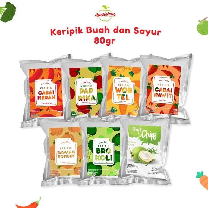 

Keripik Buah / Keripik Sayur Kripik Buah Apel Nangka Salak Fruta