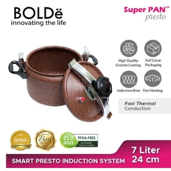BOLDE PRESTO COOKER 7L GRANITE BEIGE