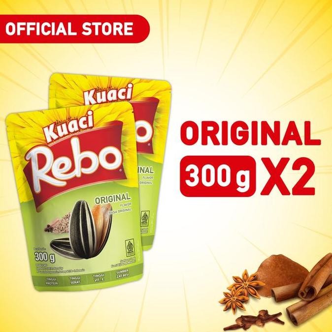 

ID | REBO KUACI BUNDLING 2 PCS - VARIAN RASA ORIGINAL 300 GRAM