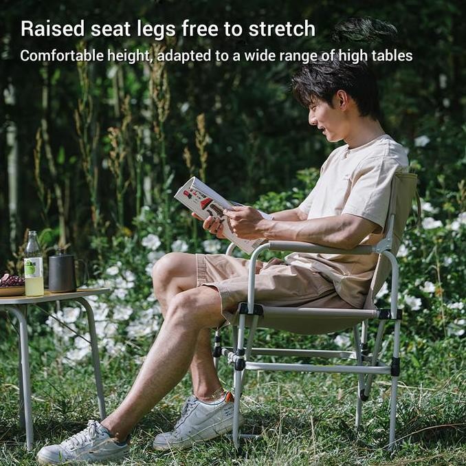 Terlaris Kursi Lipat Naturehike Cnh22Ju060 V Shaped Director'S Outdoor Portable Folding Chair Campin