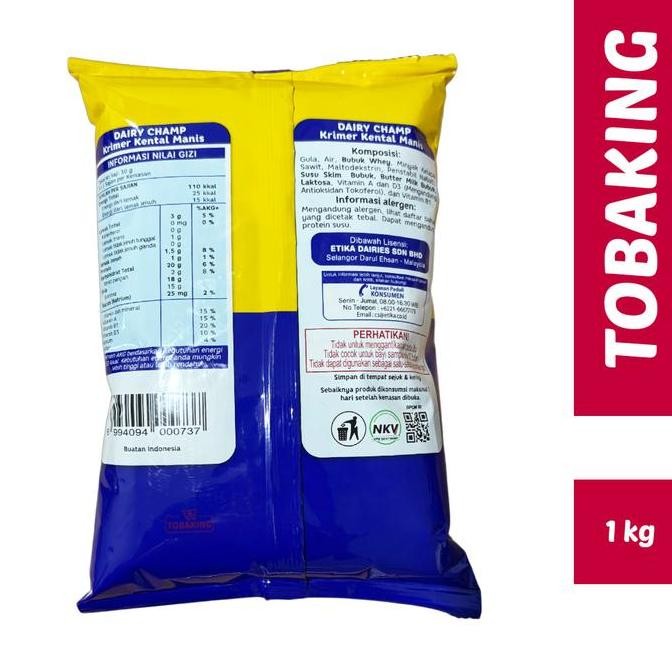 

Dairy Champ 1 kg Krimer Kental Manis HALAL