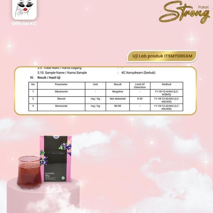 

JH8 PAKET STRONG 7HARI | PAKET MINUMAN KC ITSMYDREAM isi4SACHET+KC15