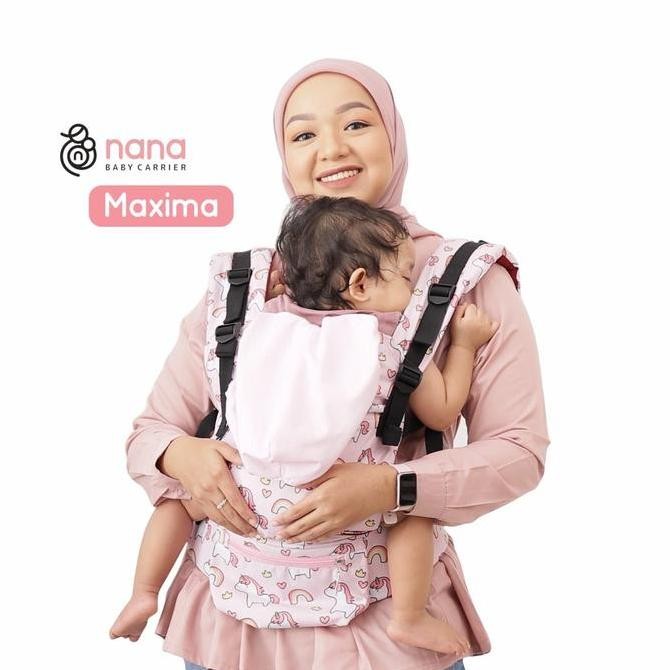 Maxima Motif 0 Bulan - 2 Tahun : Gendongan Bayi Adjustable Ssc Nana Babycarrier Anak-Anak Bunda Gend