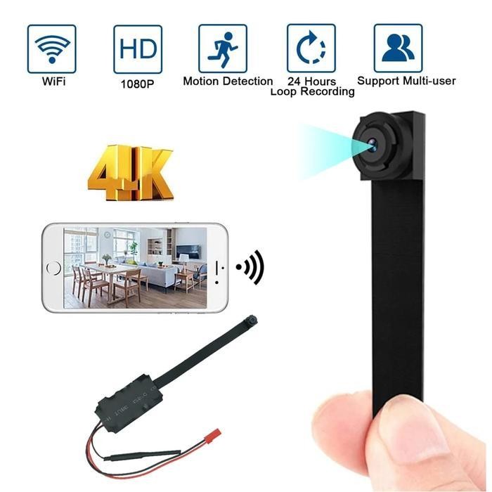 SPY CAMERA IP WIRELESS WIFI 8MP HIDDEN SPY CAM SUPER MINI FULL HD 4K Cctv Kamera