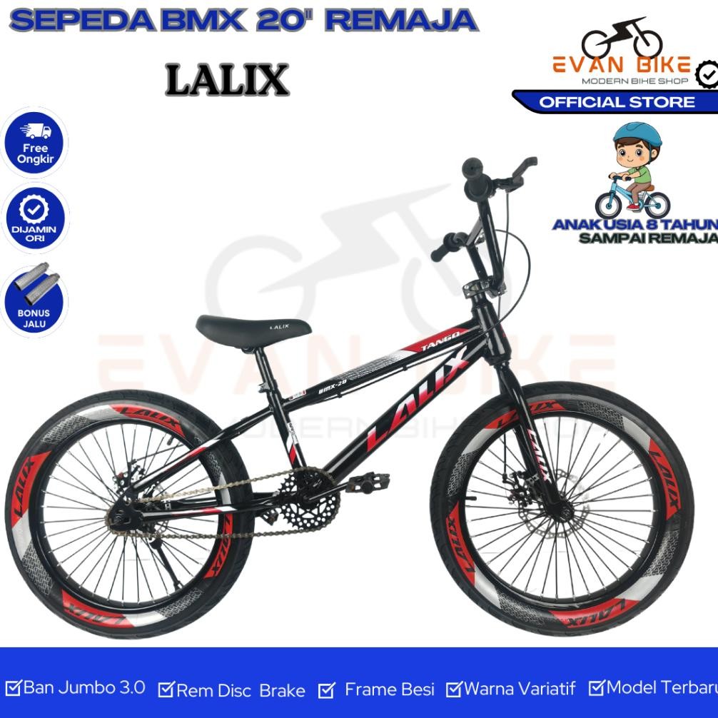 Murah Sepeda 20 Bmx Phoenix - Lalix - Fonte Ban Jumbo Warna 3.0 - 2.40 Untuk Anak 8 Tahun - Remaja B