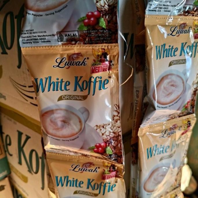 

20 PCS LUWAK WHITE KOFFIE ( 2 renteng) 20 gr Coffe Coffee