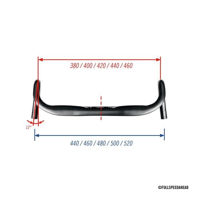 Fsa Adventure Compact Handlebar Road Gravel Stang Sepeda Balap Dropbar Original Dan Terpercaya