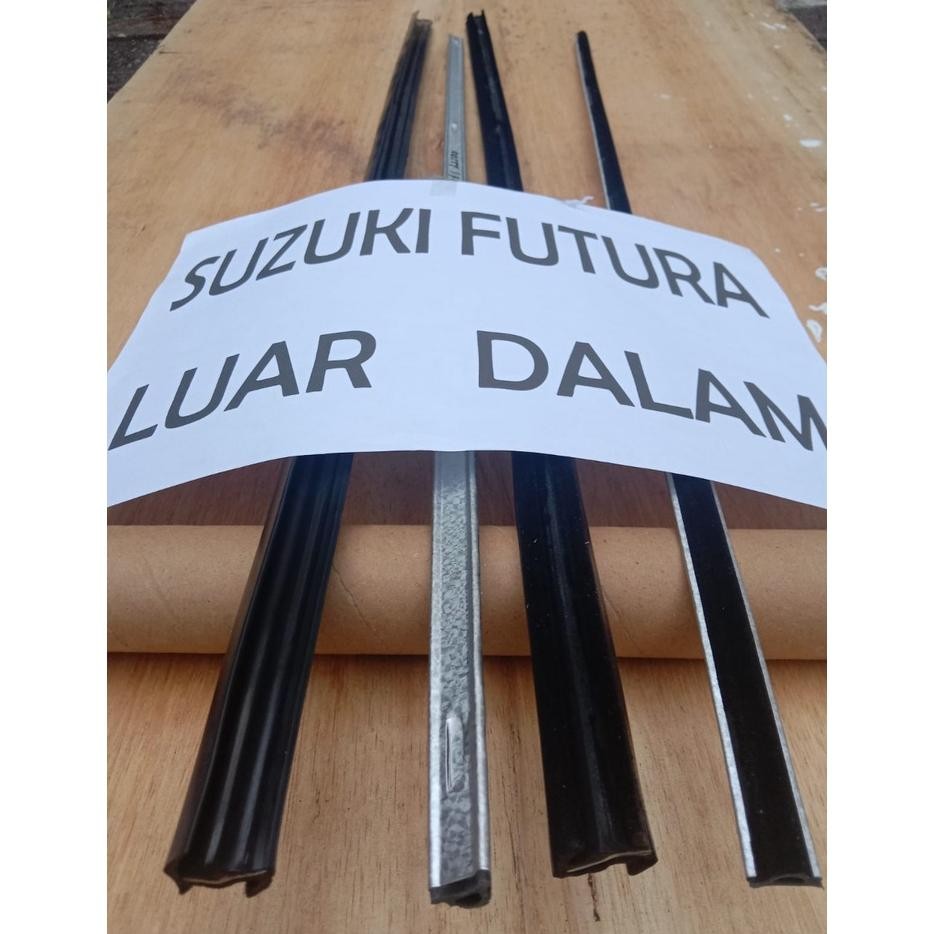 PELIPIT PINTU DEPAN KACA MOBIL SUZUKI FUTURA AST