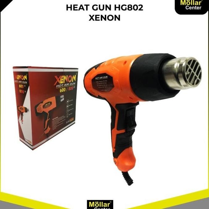 XENON HG802 MESIN HEAT GUN - HOT GUN - HOT AIR GUN ALAT PEMANAS STIKER ORIGINAL DAN TERPERCAYA