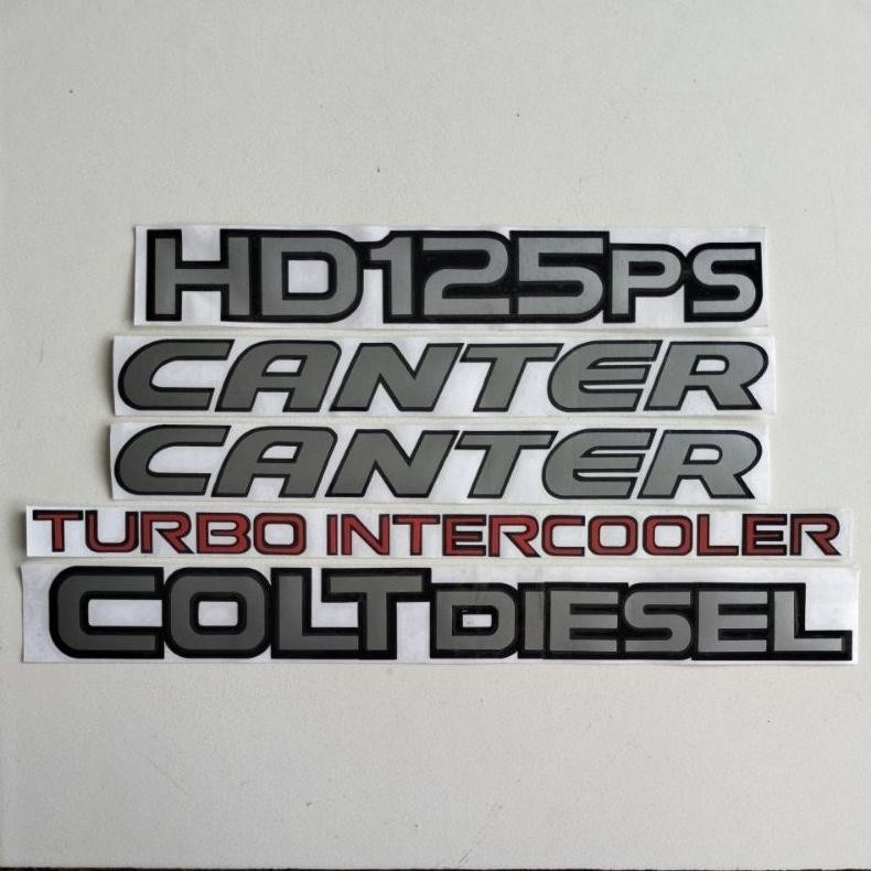 Stiker Cutting Canter HD 125 PS, HD 110 PS, 125 PS ,110 PS,136 PS AST