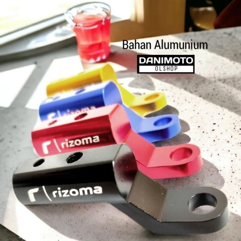 Danimoto Breket CNC Besi Dudukan Spion Motor Holder HP Lampu Tembak Camera GoPro Nmax Vario Aerox AS