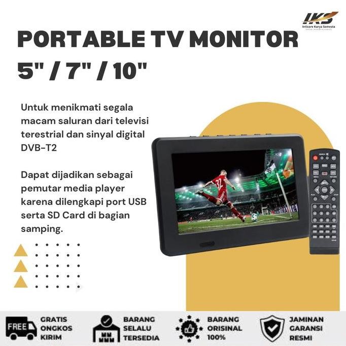 %$%$%$%$] Portable TV Monitor  5" / 7" / 10"