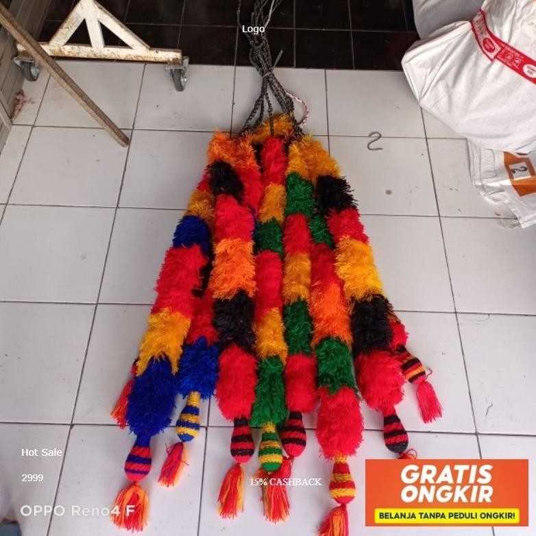 Pecut Gombyok 2,5 Meter/Pecut Jaranan/Pecut Bopo Trend