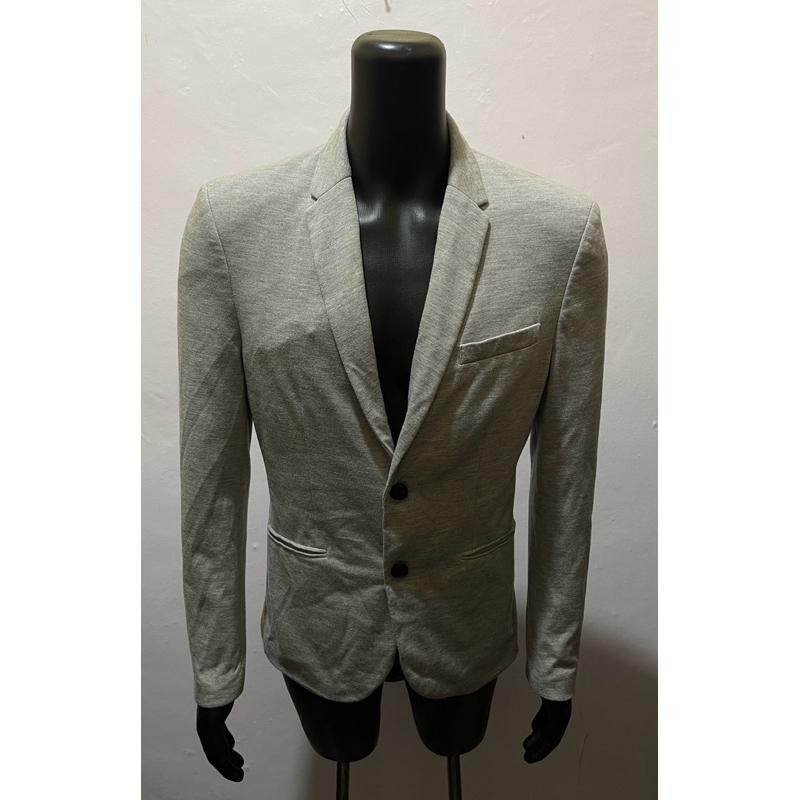 Zara Man Light Grey Blazer Jas Casual Eur 50 M Terlaris Best Quality 100% Original