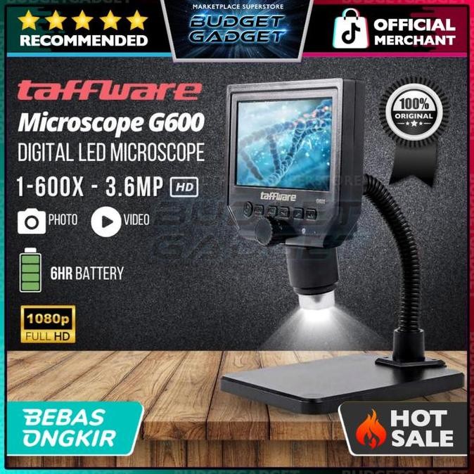 

Sale Taffware Mikroskop Digital Microscope 3.6Mp 600X Lcd G600