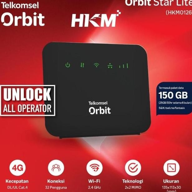 Telkomsel Orbit Star Lite Hkm0126 Em Router Free Paket Data