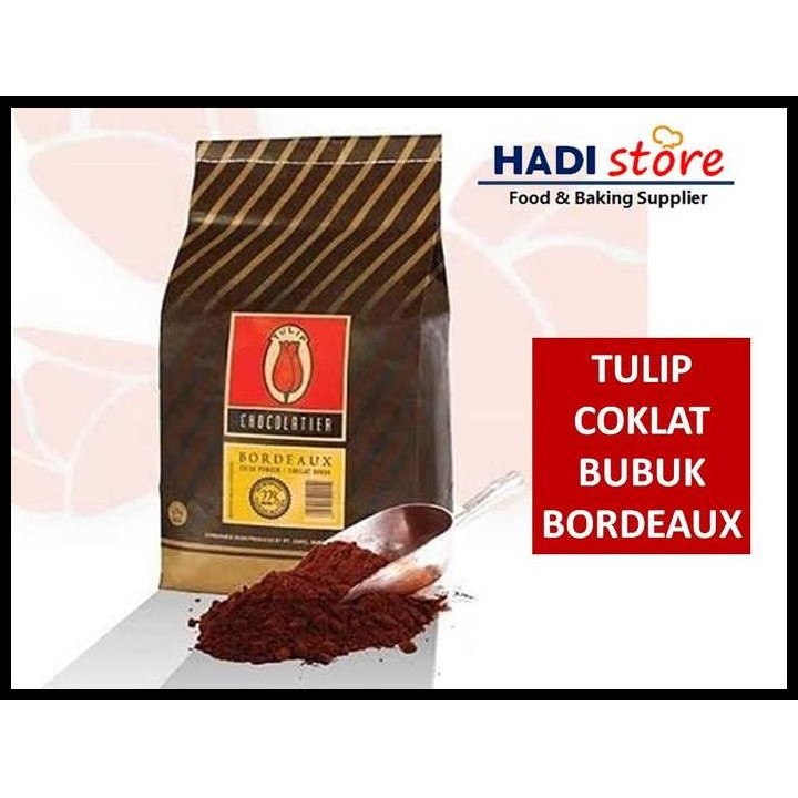 

Terlaris Tulip Coklat Bubuk Bordeaux 250 Gr / 500 Gr / 1 Kg (Repack) Good Quality