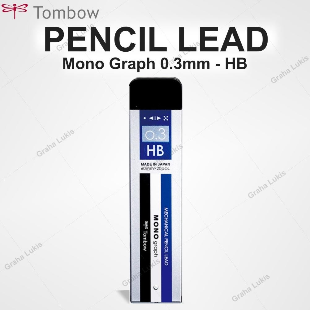 

TOMBOW Mono Graph Mechanical Pencil Lead / Isi Pensil 0.3 / 0.5 DiM