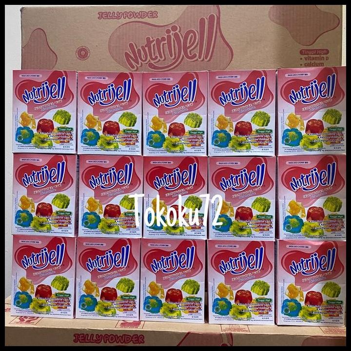 

Terlaris Nutrijell Leci/Lychee 15 Gr Per Box Isi 12 Pcs Good Quality