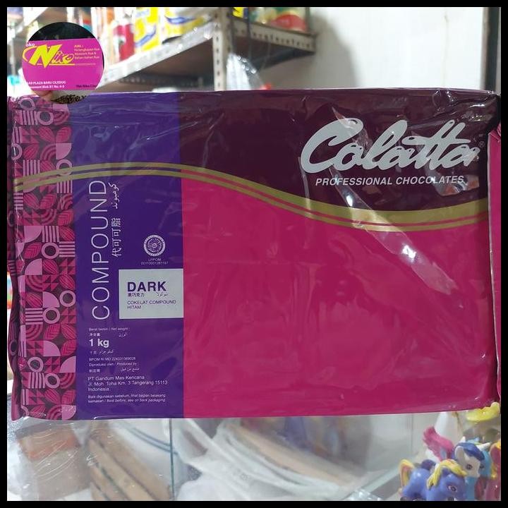 

Terlaris Colatta Compound Dark 1Kg Coklat Khusus Gojek Dan Grab Good Quality