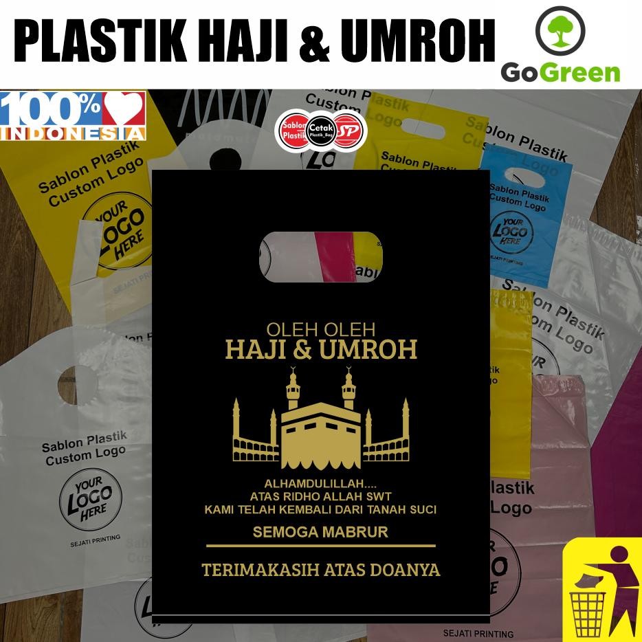 

(Isi 50pcs) Plastik HD Plong uk 20cm x 28cm Souvernir Oleh Oleh Haji dan Umroh DiM
