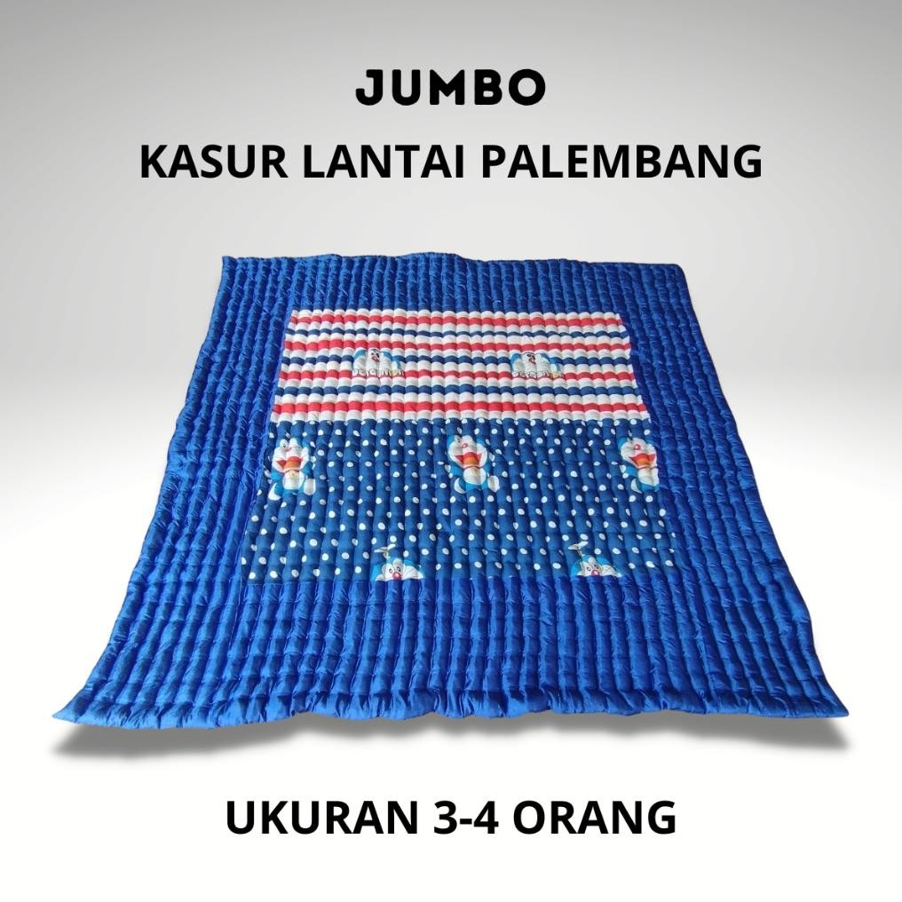 JUMBO Kasur lantai palembang ukuran 180x195cm isi kapuk hyget daswol dakron promo diskon cuci gudang