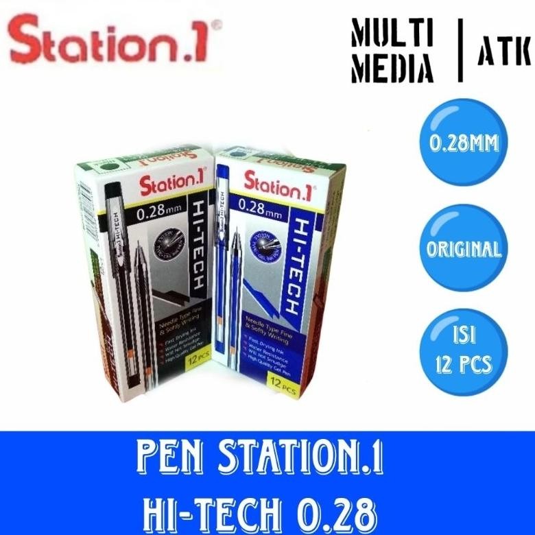 

PULPEN HITECH ST1 / GEL PEN HI-TECH STATION.1 (12 pcs) DiM