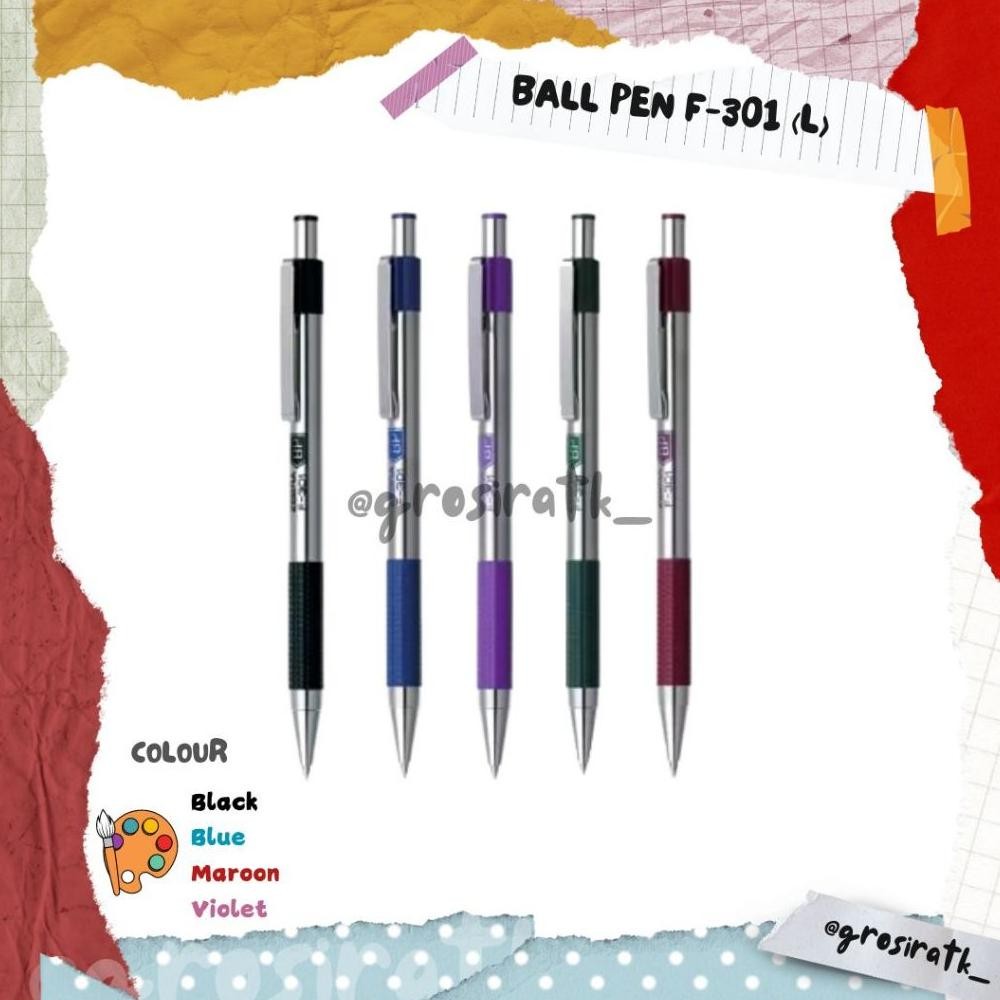 

Zebra Ball Pen F-301(L) RETRACTABLE DiM