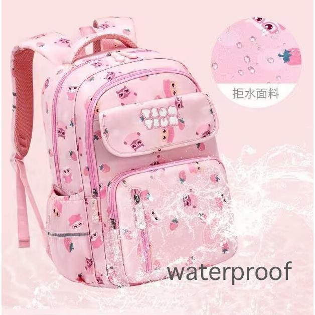 WWH49 Tas Anak Perempuan Sekolah Tsum Tsum Tas Ransel SD SMP Ransel Kuat KTM