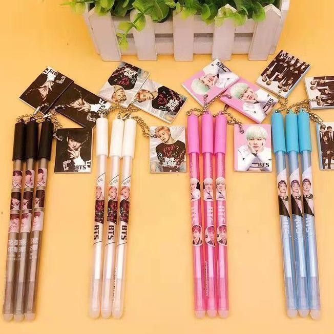 

[1 Lusin/ 12 Pcs] Pulpen Bolpen Gel Pen Notes Boyband Karakter Korea 8861 88312 DiM