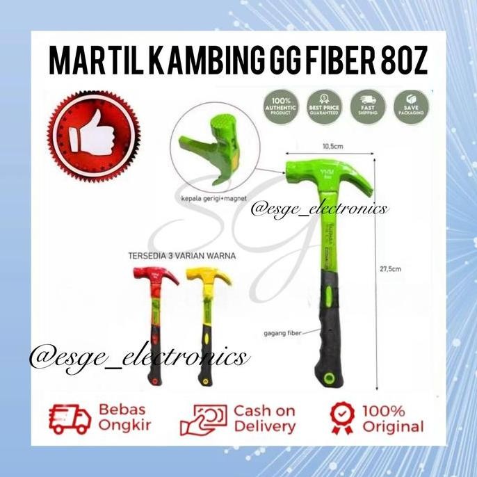 Produk Terbaik] PALU MARTIL KAMBING MARTIL TANDUK 8 OZ 16 OZ PALU KETOK PALU KAMBING