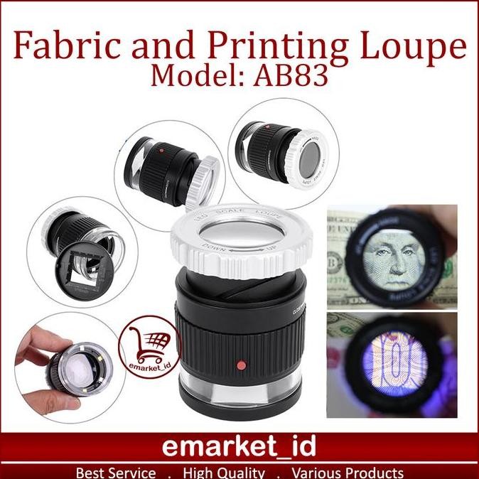 

Sale Kaca Pembesar Kain Dan Percetakan Ab83 / Fabric And Printing Loupe
