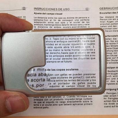 

Sale Led Magnifier Dual Lens 3X 6X - Kaca Pembesar Led Ukuran Kartu Kredit