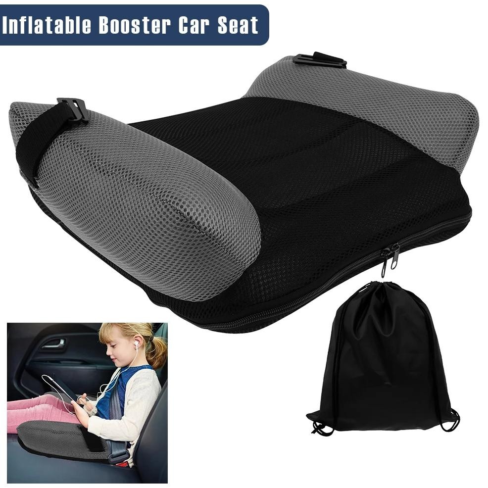 Inflatable Booster Car Seat PVC Travel Inflatable Seat Cushion Comfortable Portable Narrow Backless 