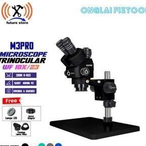 

Sale Microscope Onglai M3Pro ( Free Lampu + Ctv + Karet Lensa Mata ) Original - Microscope Teknisi Handphone Laptop Elektronik - Microscope Trinocular Teknisi Pemula Profesional