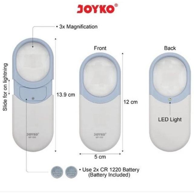 

Sale Kaca Pembesar Joyko Mf-200 Magnifier Kualitas Bagus
